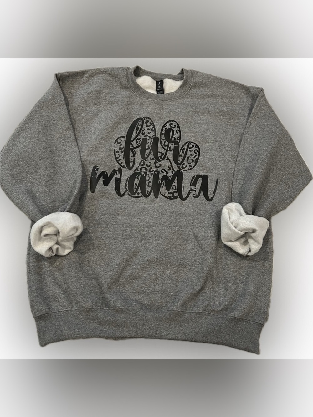 Gildan "Fur Mama" Crewneck Sweatshirt